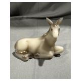 Fenton Art Glass Nativity Donkey Hand