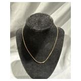 14k Gold Necklace Made in Italy 2.67 Grams