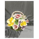 Porcelain flower basket