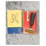 Gem junior vtg safety razor with original box