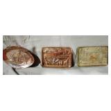 Bronze trays New Orleans San Diego Knott's Berry