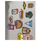 Vintage Military patches & vet hat