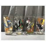 (4) Pepsi Looney Tunes Glasses