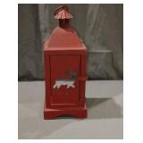 Red elk windproof candle lantern