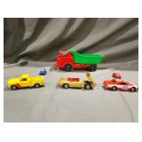 Ertl Chevy pickup & six pack dinkytoy spitfire
