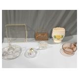 Hull LG 61/2 Pyrex 222 , dining lantern glass