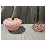 Belmar Ceramic Strawberry W/ Lid #310 & Pink