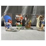 (4)Pepsi-Cola  Looney Tunes Glasses