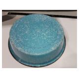 Beautiful blue and white porcelain enamel bowl