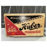 Wisconsin Brewed Huber cardboard Beer box &