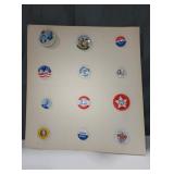 Presidential campaign pins
