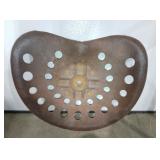 Antique tractor seat