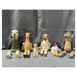 Wooden Animal Sitting Shelf decor