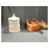 Kyle and carousel cookie jar Kyle has broken horn