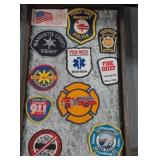 Fire rescue police related patches 11 total
