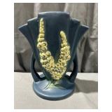 Roseville Pottery USA Blue Foxglove Flower Vase