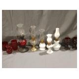 Ruby red oil lamp & glass wear clear oil lamp 3