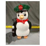 Coca-Cola penguin cookie jar