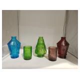 Wheaton glass Christmas lanterns Christmas tree &