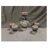 W Germany original gerzit gerz pitcher and cups