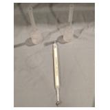 Glass cream testers and floating dairy