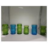 Vintage Wheaton glass Sunshine flowers 1827