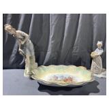 Pair of Espada Toledo Porcelain Figurines &