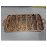 11 x 5 in cast iron cornbread man