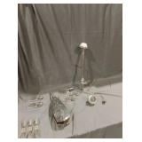 Vintage Chrome bow and Stern light Chrome tie