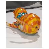 Tin litho wind up cat  5 in long works !
