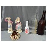 2 Figures & 3 Bottles