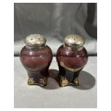 Victorian Jefferson Glass Salt& Pepper shaker