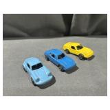 (3) Tootsie Toy Cars