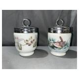 (2) Royal Winchester Porcelain Egg Coddler