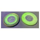 Joe St Clair Uranium Coin Cup Plate Morgan Head