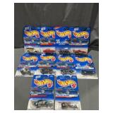 (10) Hot Wheel Cars