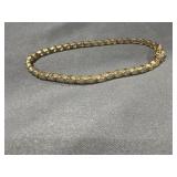 .925 Sterling Silver Bracelet W/ Diamonds