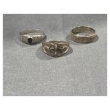 .925 Sterling Silver Rings-Sizes-