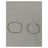 (2) .925 Sterling Silver Chain