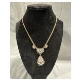 1950 Holly Craft Gemstone Necklace