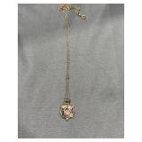 .925 Sterling Silver 12KT GF Necklace