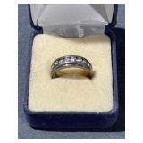 .925 Sterling Silver Ring Size 7 weight-