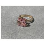 .925 Sterling Silver Size 9 Ring Weight-7.69G