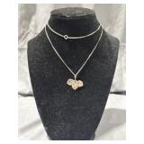 Sterling Silver Necklace & 3 Piece Sterling