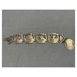 Unmarked Silver ï¿½Storytellingï¿½ Bracelet Made in