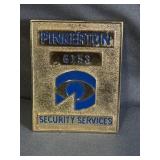 Pinkerton Security Services Badge