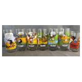 (7) Camp Snoppy Comic Glass Tumblers