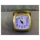Bulova Folding Travel Alarm Clock Glows in Dark