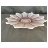 Fostoria Heirloom Pink Opalescent Glass Flower