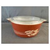 Pyrex 2.5qt Autumn Harvest Casserole Dish &